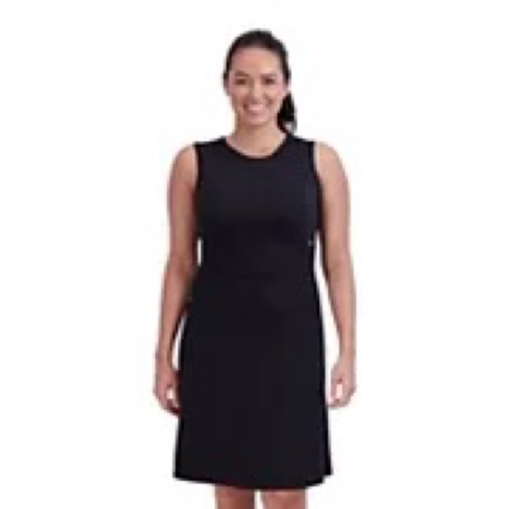 Womens Zeroxposur black Tank dress.  Hidden side pocket.